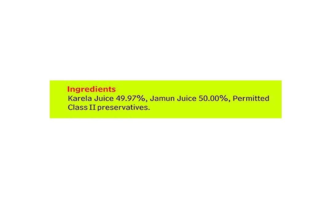 Baidyanath Karela Jamun Juice    Bottle  1 litre